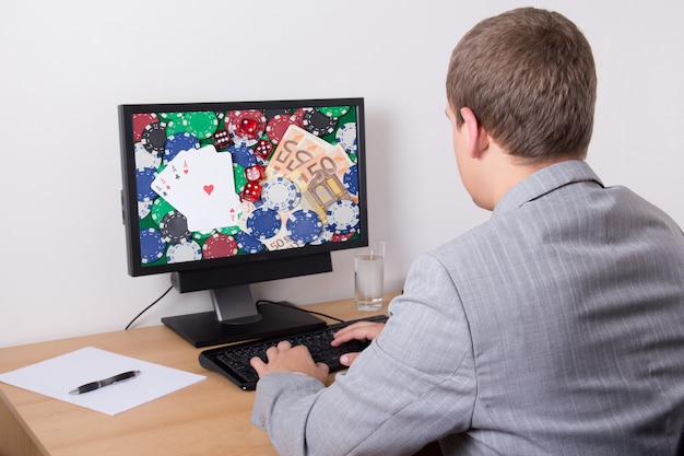 Image of a player making real-time strategic decisions on a complex game interface, managing resources and abilities effectively. The screen displays stats, maps, and tactical options, highlighting the  aspect.