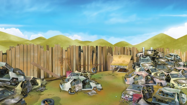An action-packed scene showing a successful raid or attack on another player's village in Coin Master. The image should depict coins being stolen, buildings being damaged, and perhaps a cartoonish character celebrating the successful raid.