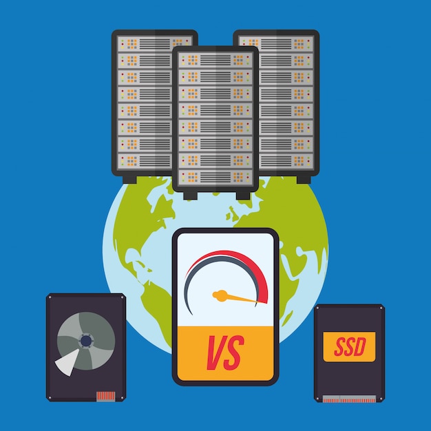 A benchmark comparison chart showing the loading times of different games on various types of SSDs (SATA vs NVMe) to visually represent the performance differences.